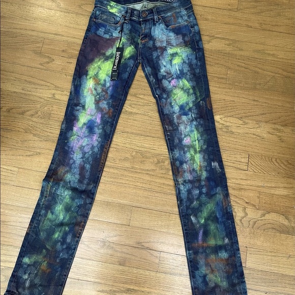 UNIQUE JEANS | THESE JEANS ARE EVERYTHING | BLANK NYC PAINTED JEANS | NWT - Picture 6 of 17